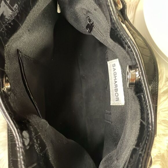 Sag Harbor Ladies Black and Gray Handbag - Picture 13 of 13